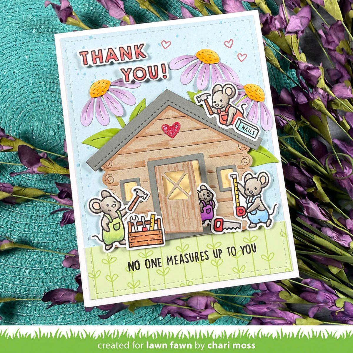 Lawn Fawn Mice Tools Stamp Set