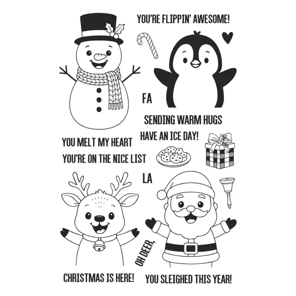 Hovedbilde Simon Hurley create. Christmas Hugs Stamp Set