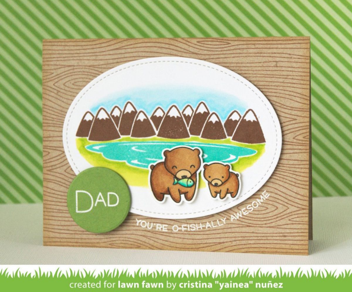 Lawn Fawn Dad + Me Stamp Set