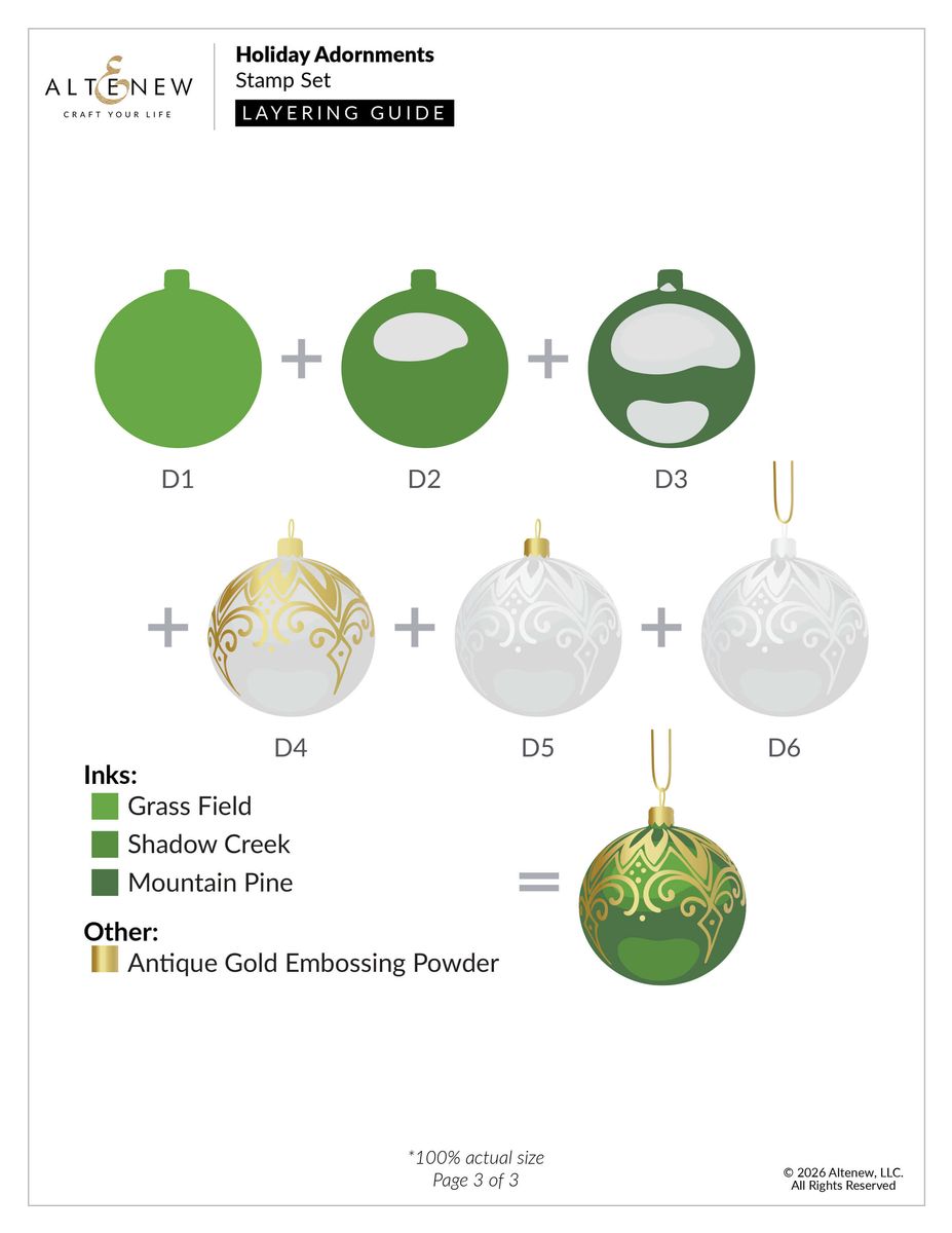 Holiday Adornments Stamp Set