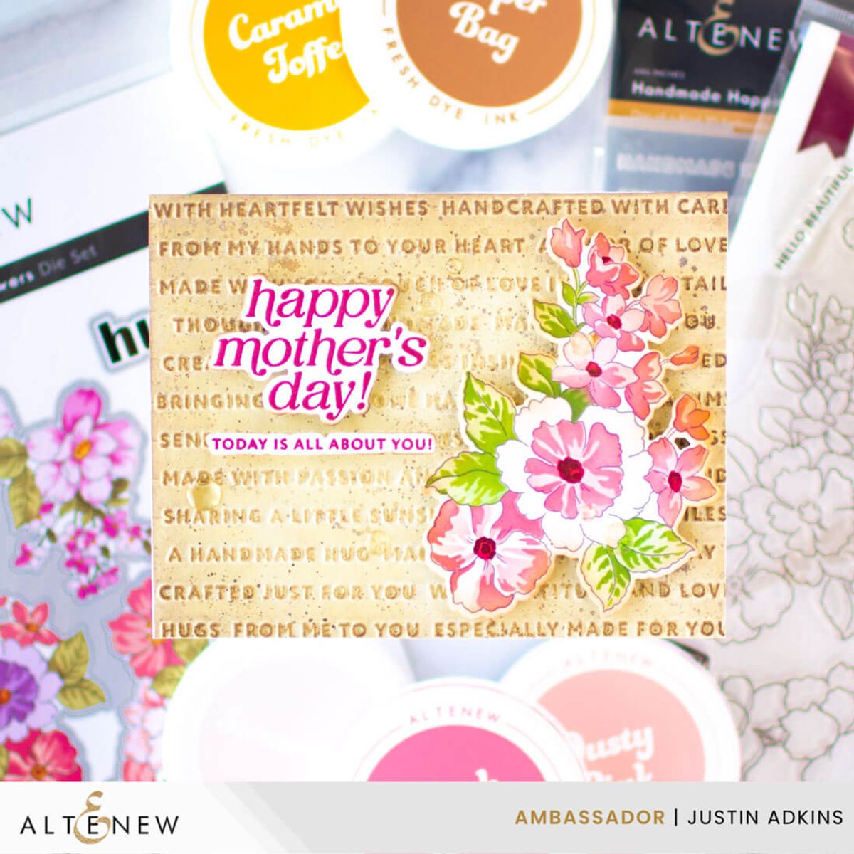 Altenew One-Go: Friendship Flowers Stamp Set