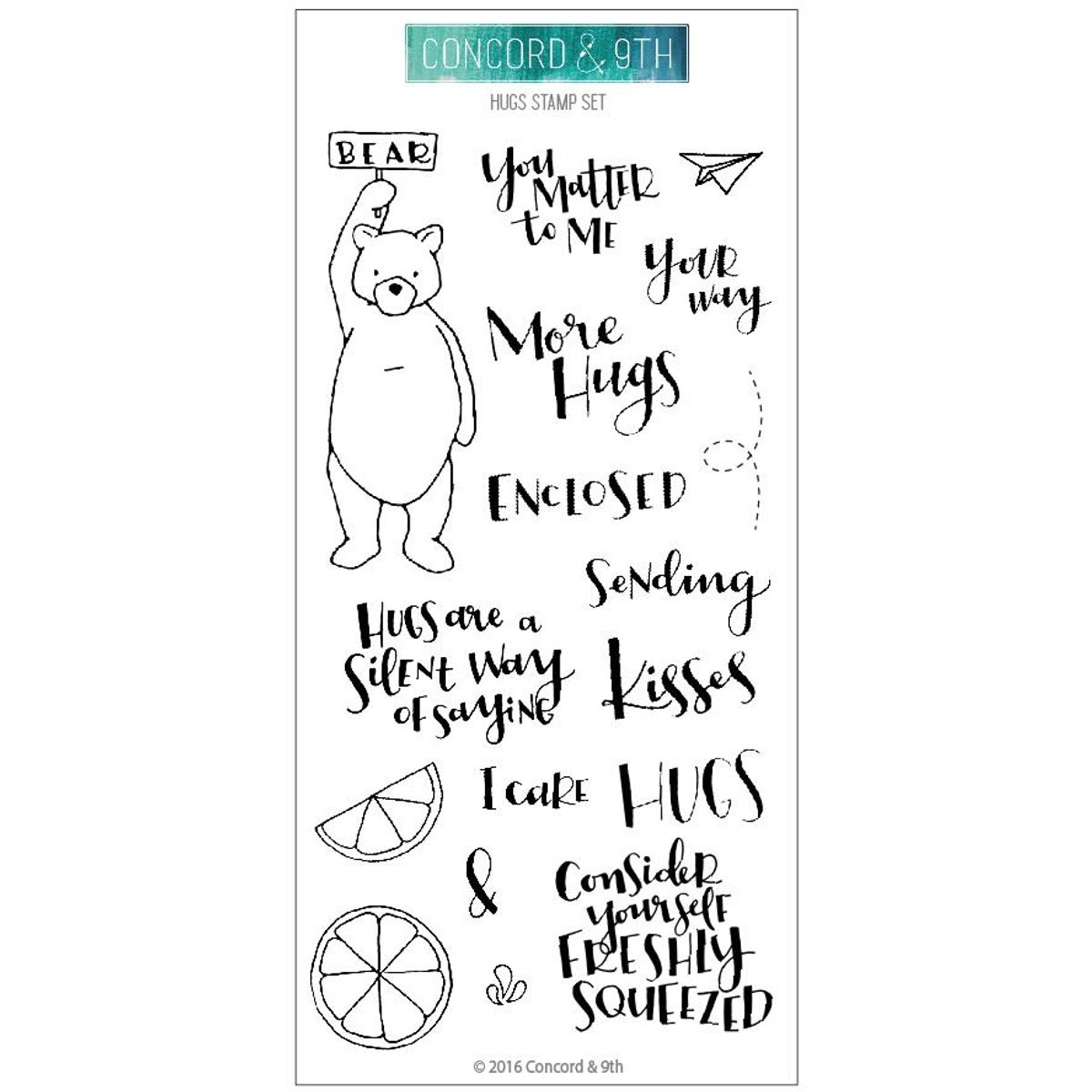 Concord & 9th Hugs Card Dies