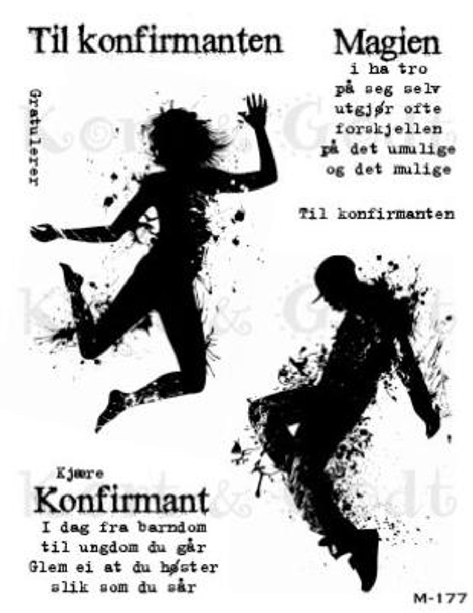 Kort og Godt stempel M-177