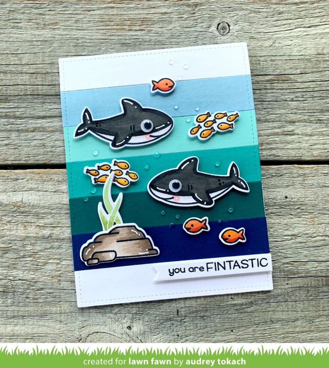 Lawn Fawn Duh-Nuh Flip-Flop Stamp Set