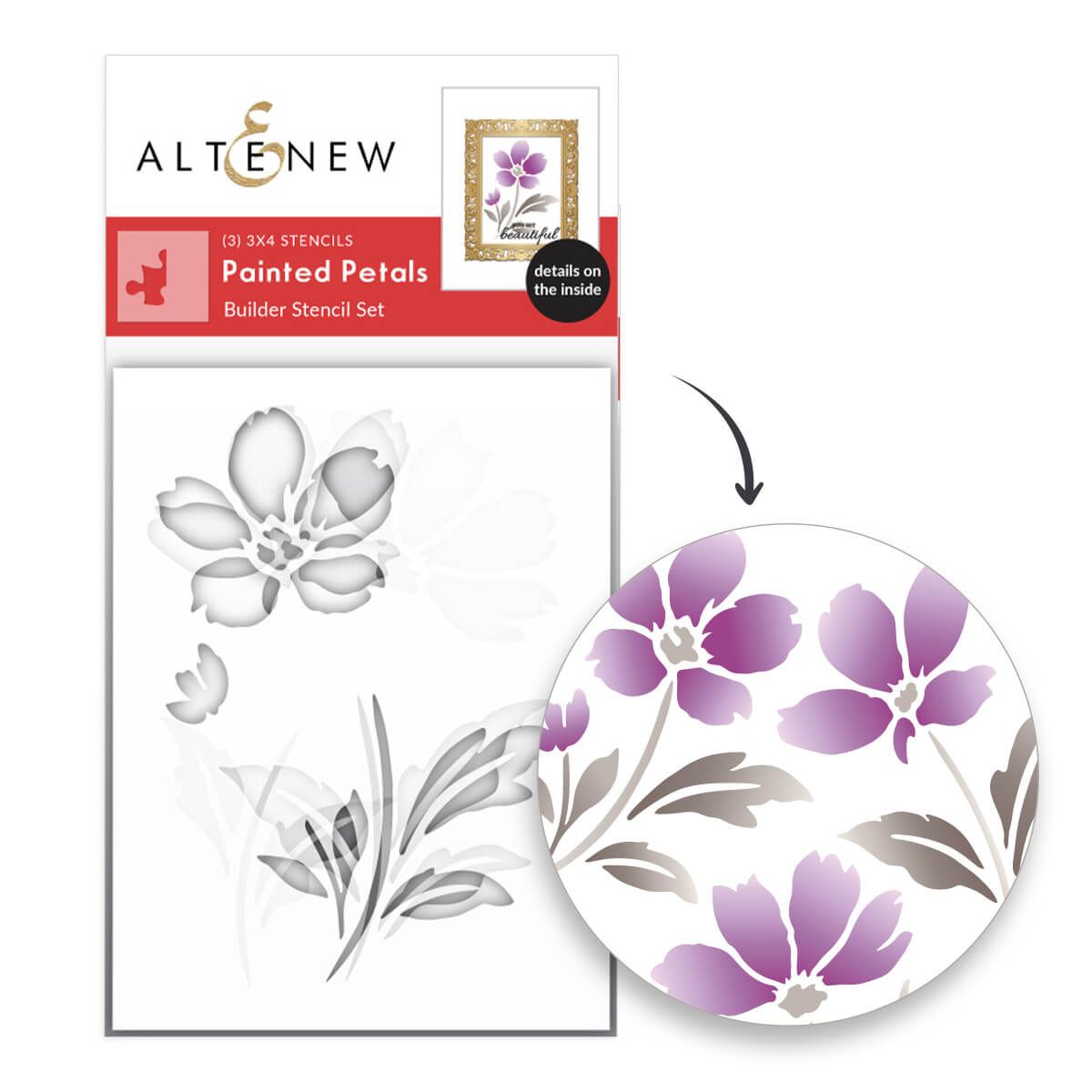 Painted Petals Stencil Set