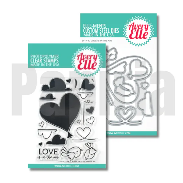 Hovedbilde Avery Elle Love Is In The Air Stamp & Die Set