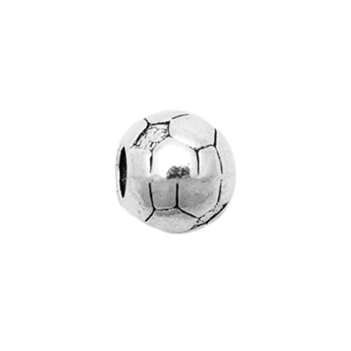 Kort og godt Metall fotball charms