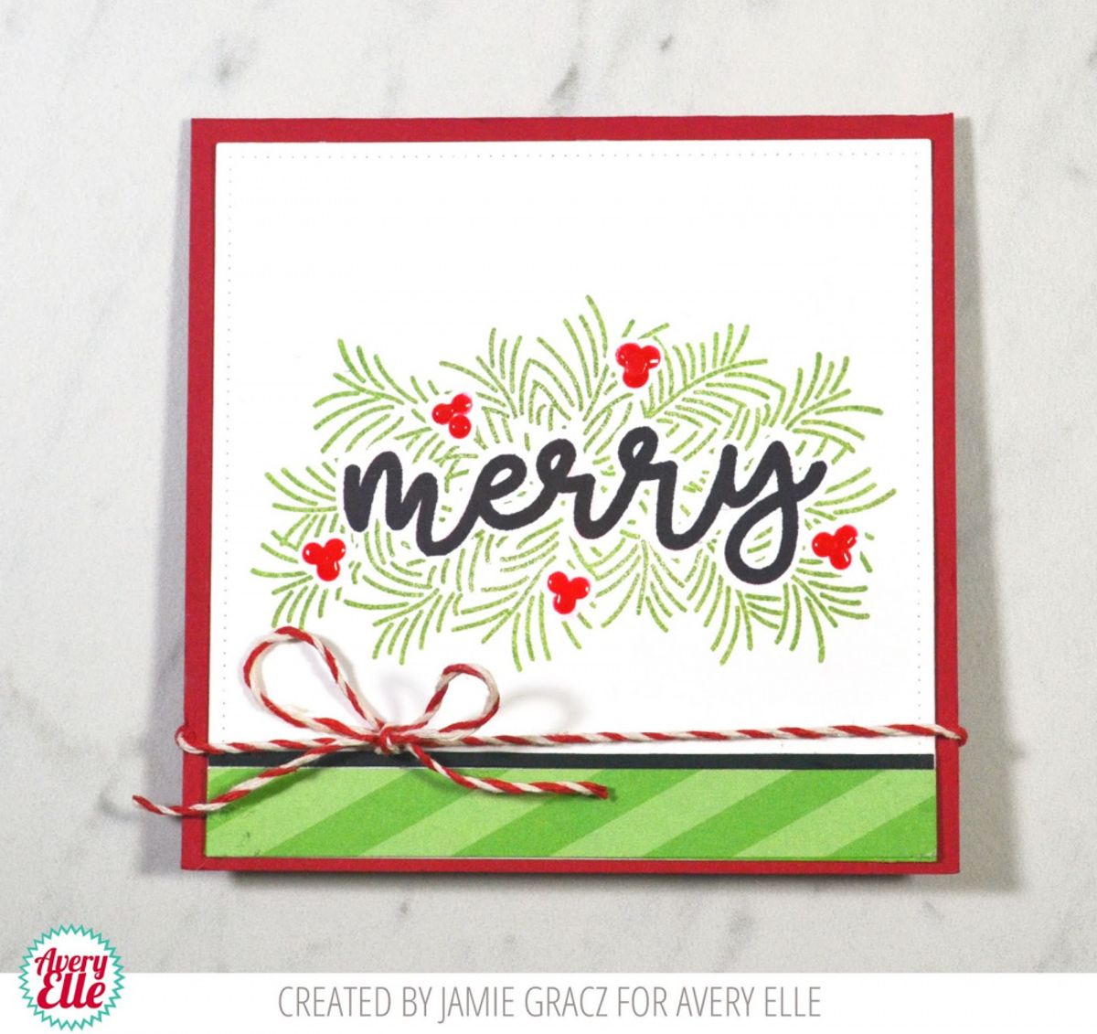 Avery Elle Peaceful Pines Stamp Set