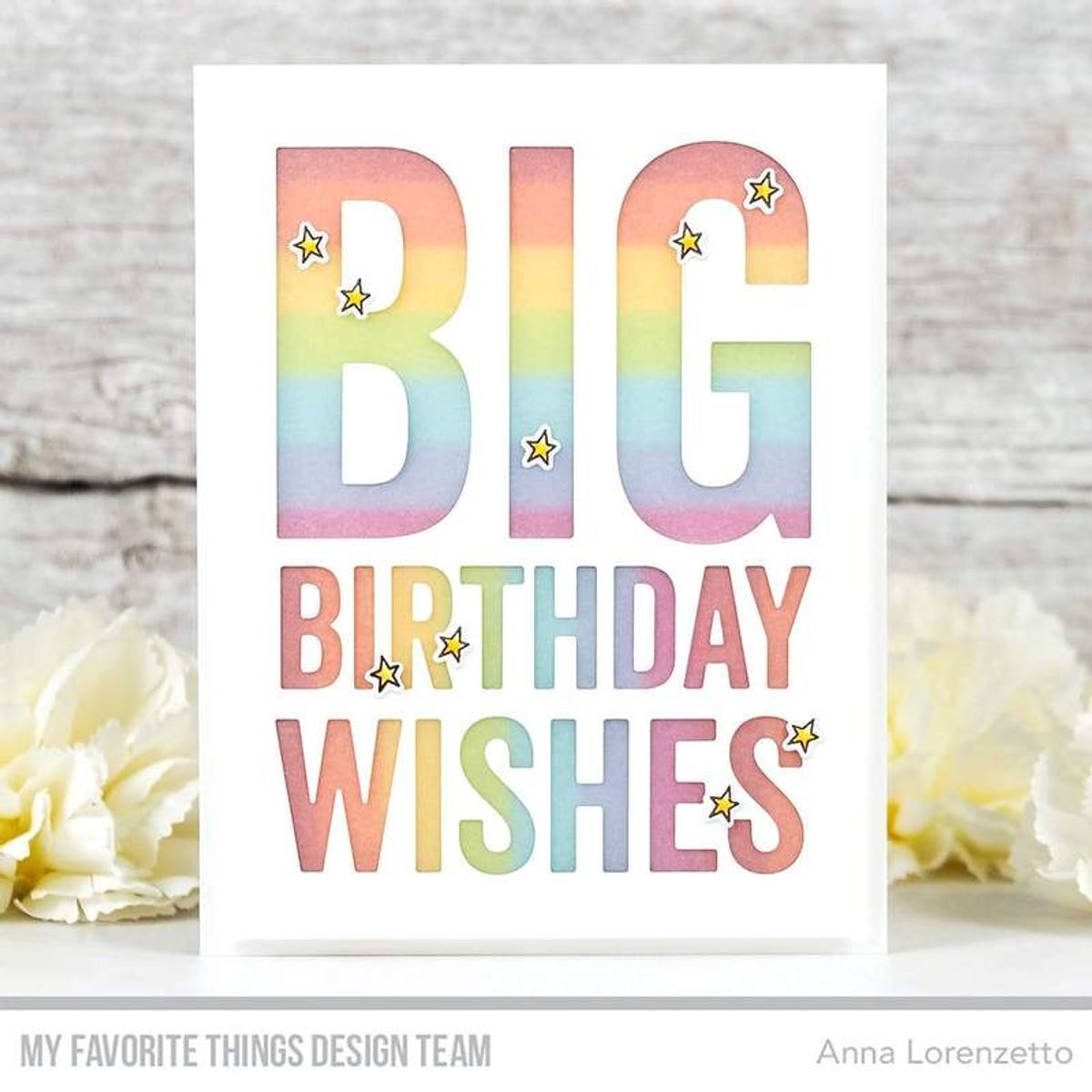 MFT Big Birthday Wishes die
