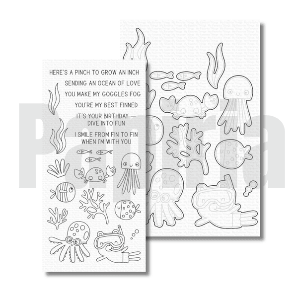 Hovedbilde MFT Best Fins stamp and die set