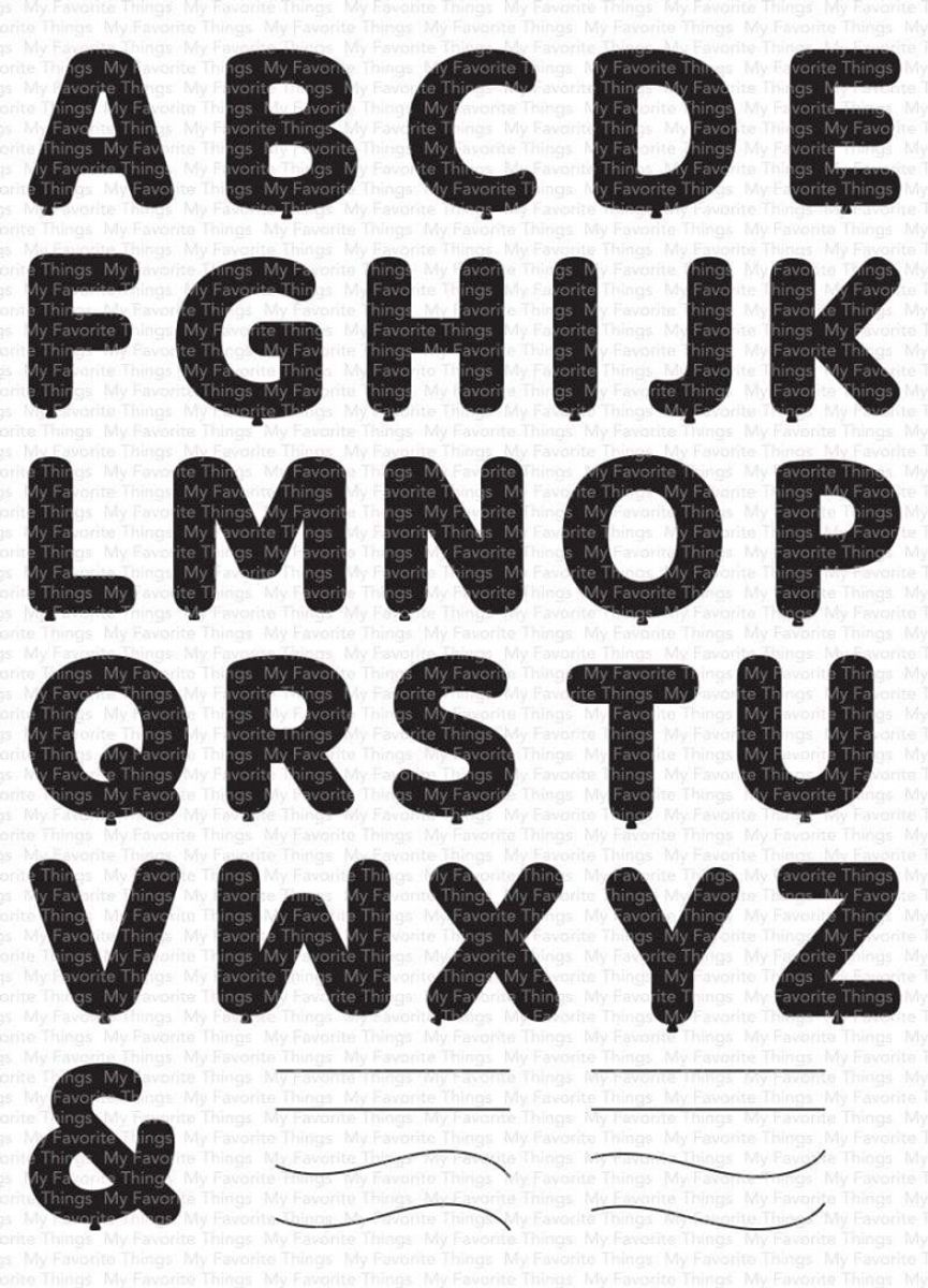 MFT Pumped-Up Alphabet dies