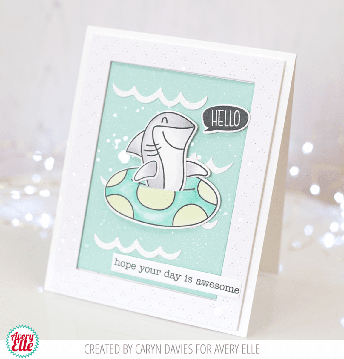 Avery Elle Peek-A-Boo Summer Pals Clear Stamps