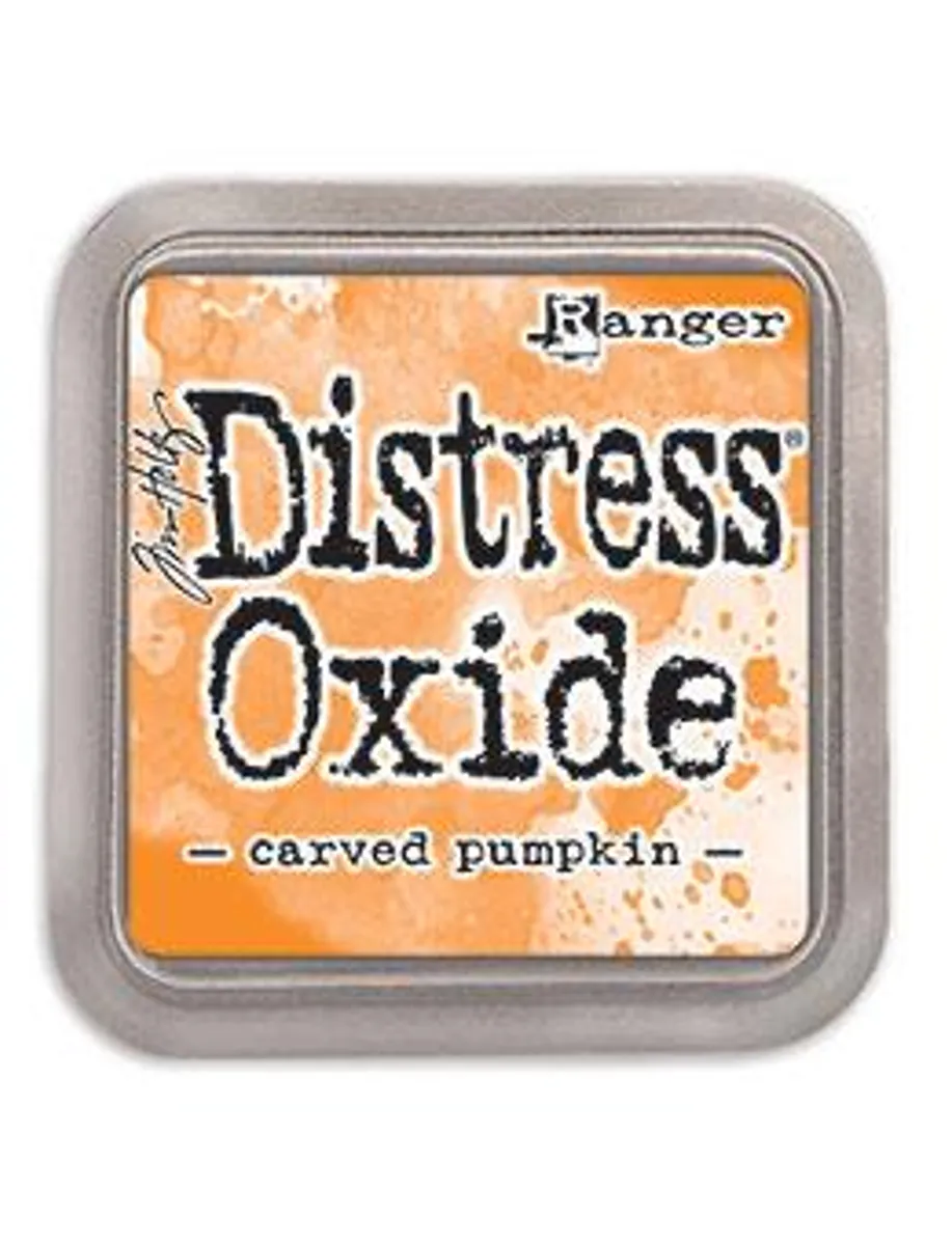 Distress Oxide Carved Pumpkin