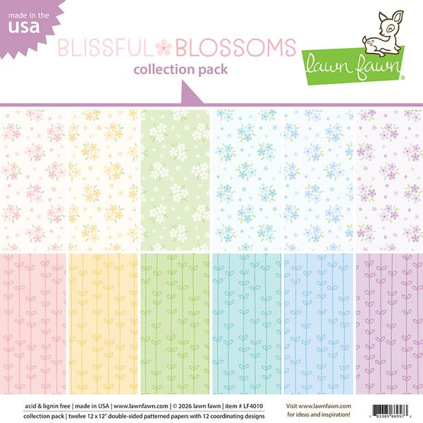 Hovedbilde Lawn Fawn Blissful Blossoms Collection Pack