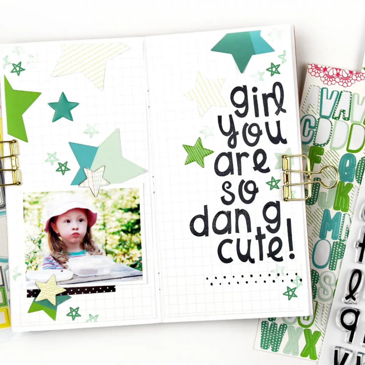 Freckled Fawn Lili Alphabet Stamps