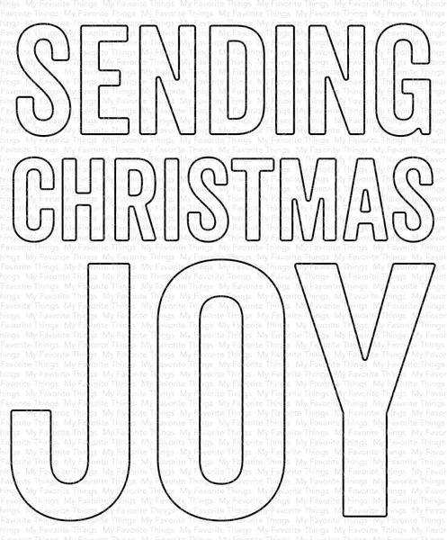 Hovedbilde MFT Sending Christmas Joy die