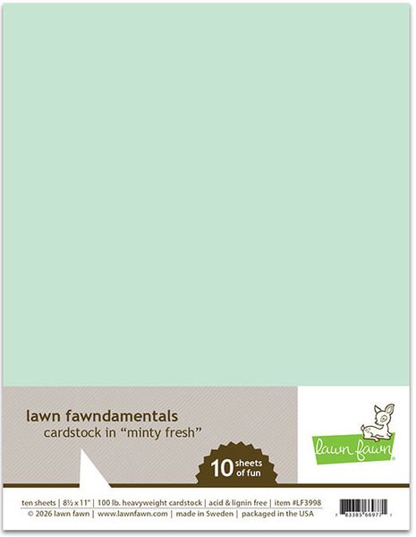 Hovedbilde Lawn Fawn Cardstock - Minty Fresh