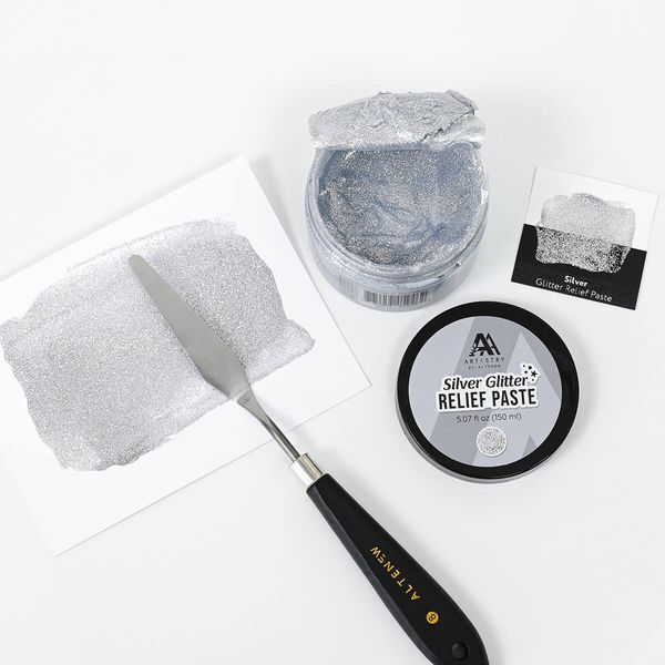 Hovedbilde Glitter Relief Paste - Silver