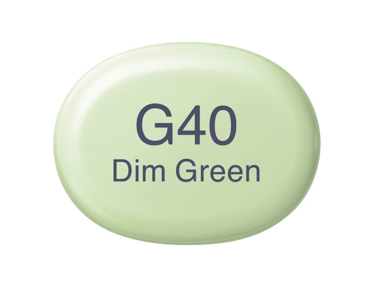 Copic Sketch G40 Dim Green
