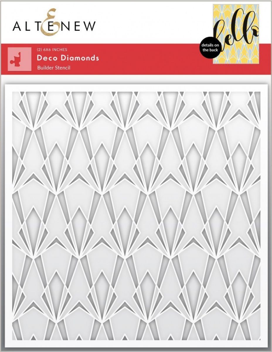 Altenew Deco Diamonds Stencil Set