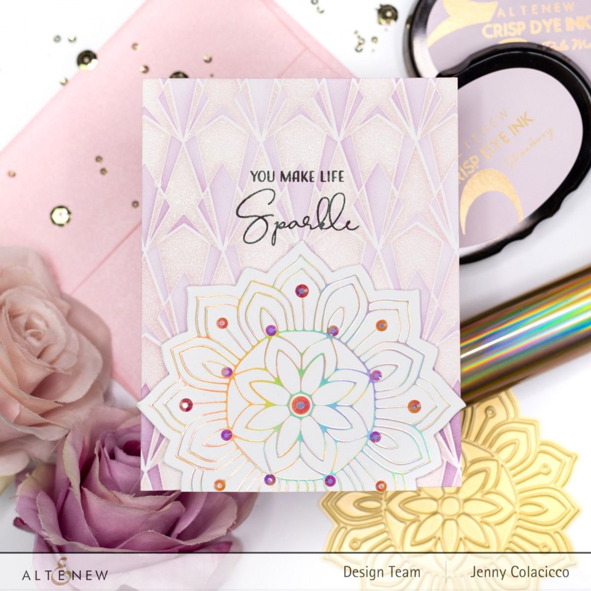 Altenew Deco Diamonds Stencil Set