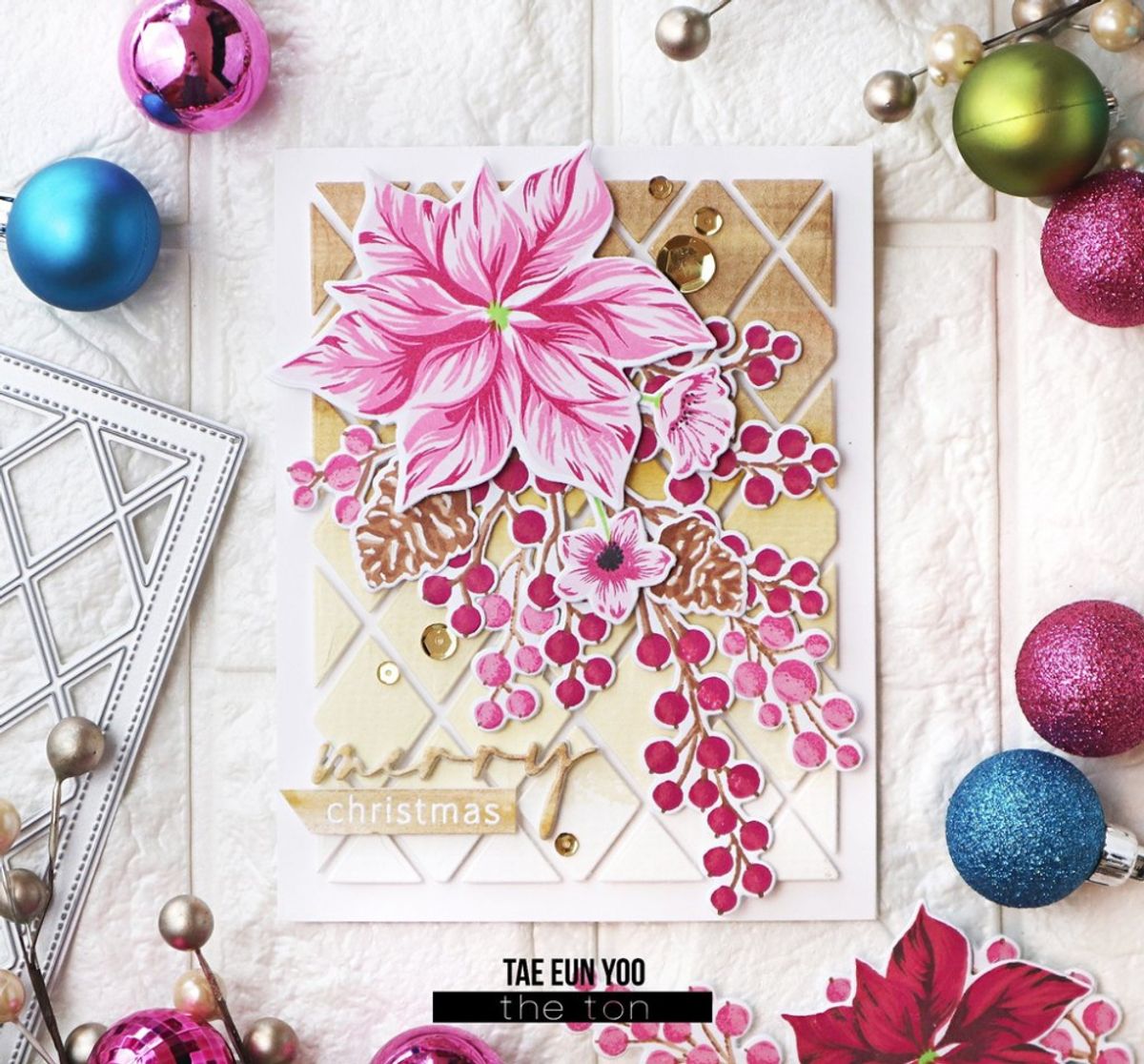 The Ton Berry Branches stamp & die bundle