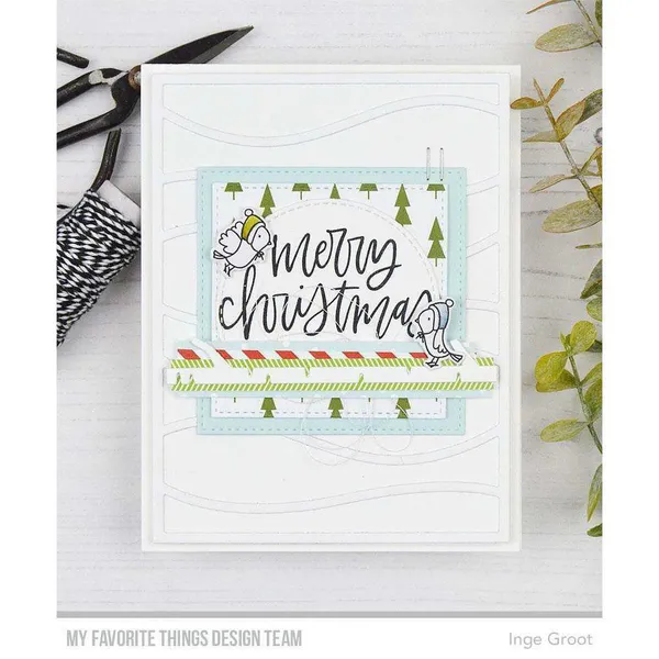 Hovedbilde MFT Hand-Lettered Holiday Greetings stamp set