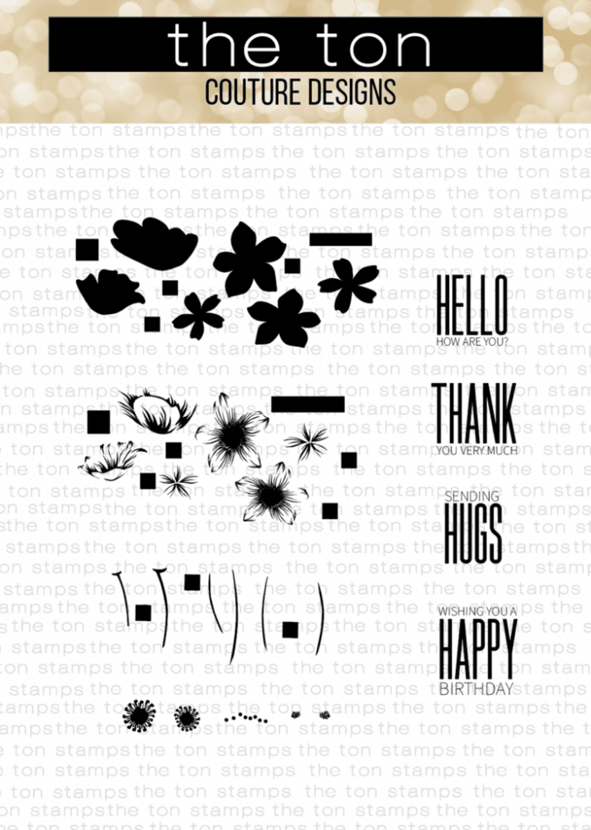 The Ton Wildflower Bits stamp & die bundle