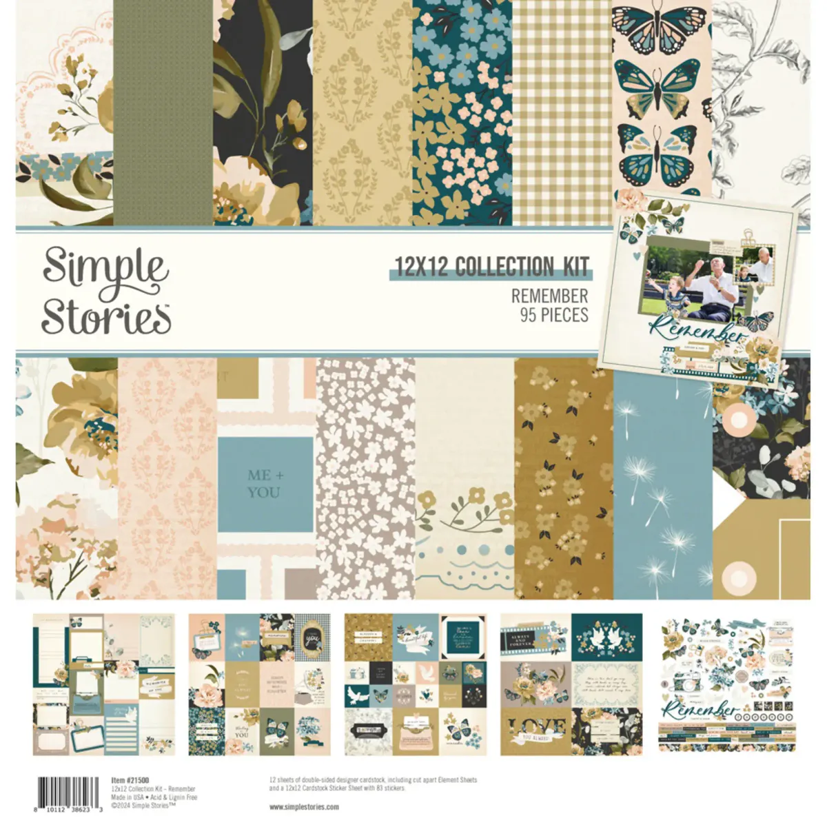 Simple Stories Remember 12x12 Collection Kit