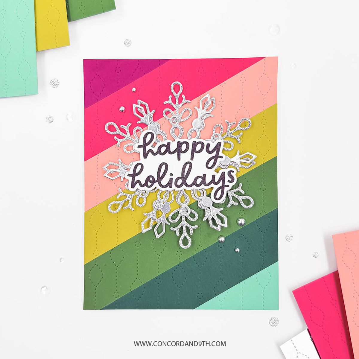 Chandelier Card Front Die