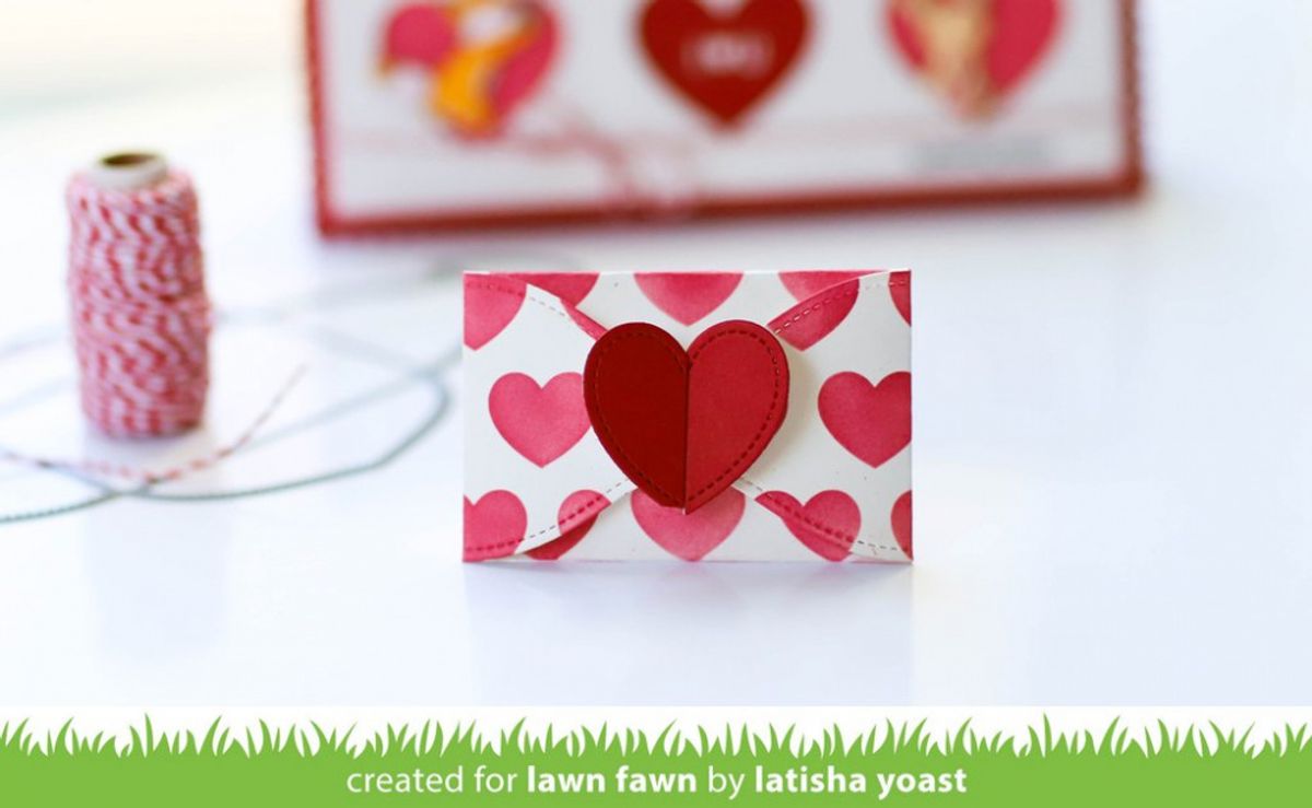 Lawn Fawn Conversation Heart Stencils
