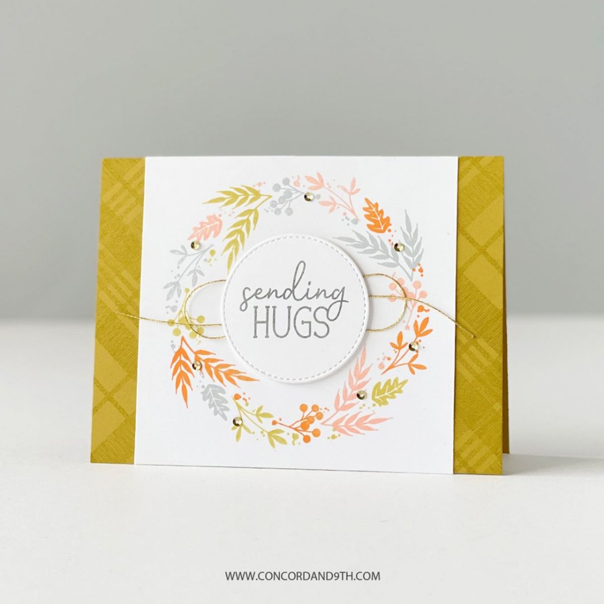 Concord & 9th Harvest Wreath Turnabout Stamp Set