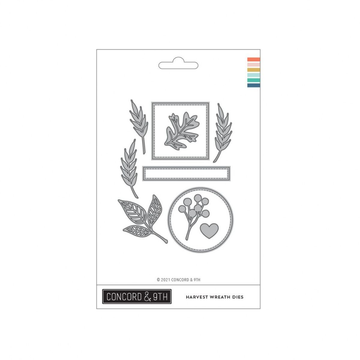 Concord & 9th Harvest Wreath Turnabout Stamp Set