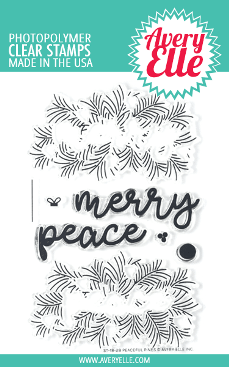 Avery Elle Peaceful Pines Stamp Set