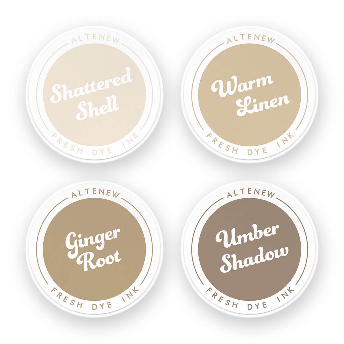 Altenew Earth Tones Fresh Dye Ink Mini Cube Set