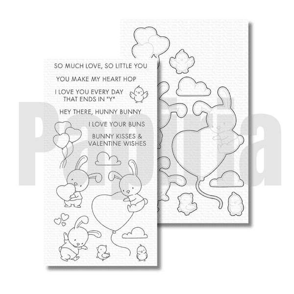 Hovedbilde MFT Hunny Bunny stamp & die bundle
