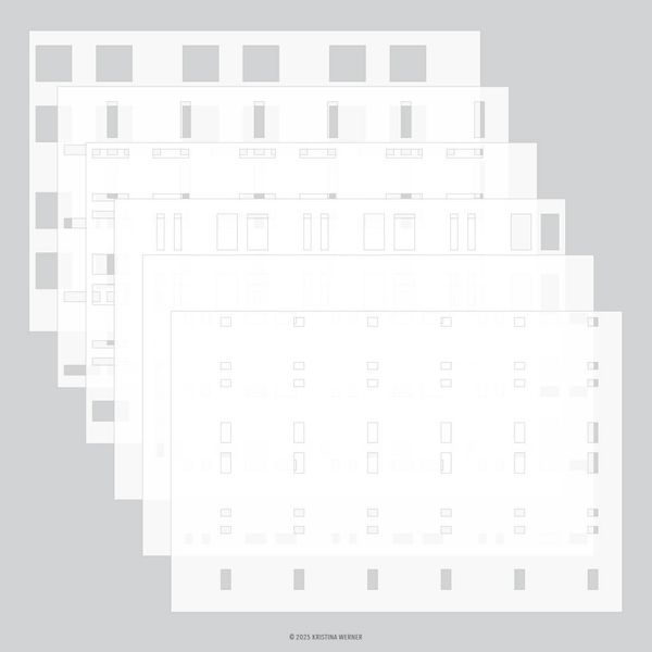 Hovedbilde Kristina Werner Plaid Perfection Stencil Pack