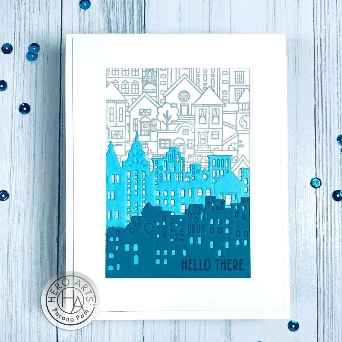 Hero Arts Tri-fold Edge City Fancy Die
