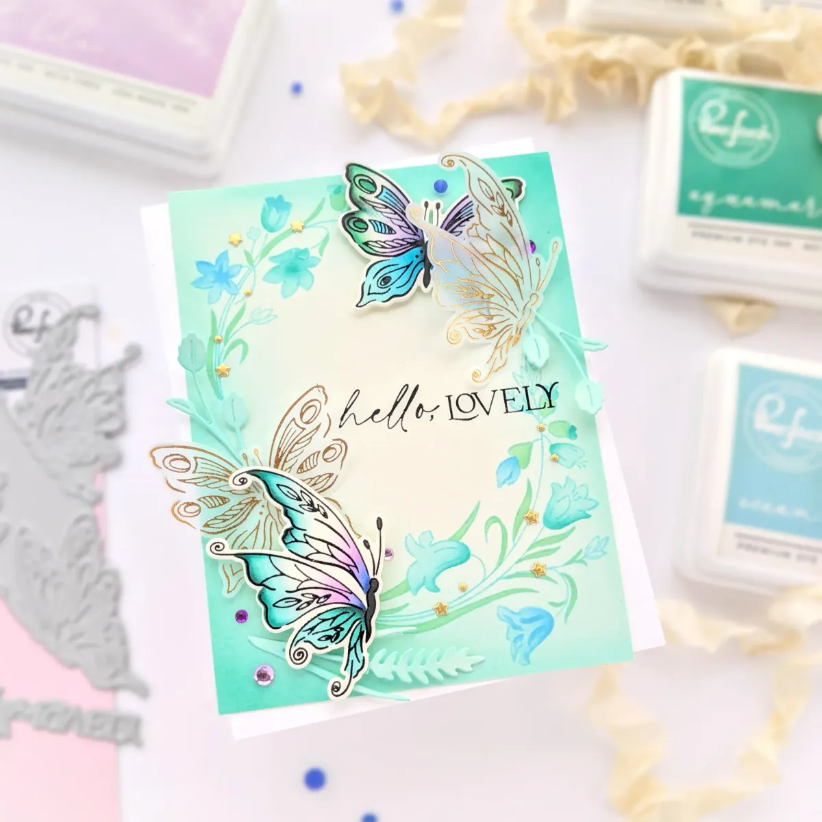 Butterfly Bliss press plate