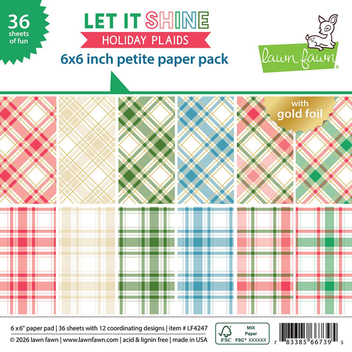 Let it Shine Holiday Plaids Collection Pack
