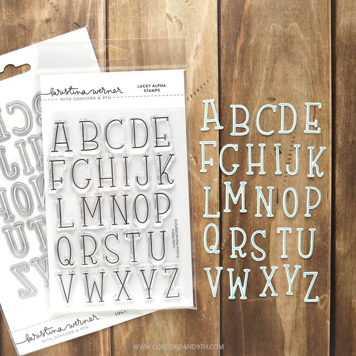 Kristina Werner Lucky Alpha Stamp Set