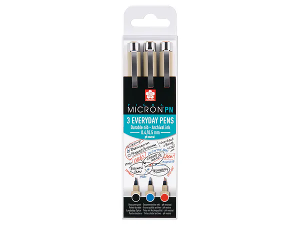 Hovedbilde Sakura Pigma Micron PN sett 3 - Office