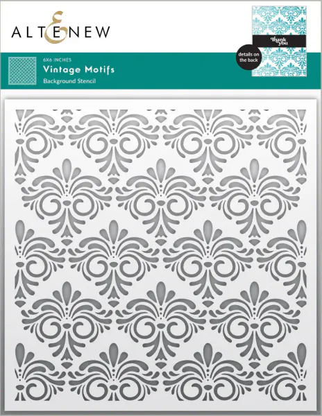 Hovedbilde Altenew Vintage Motifs Background Stencil