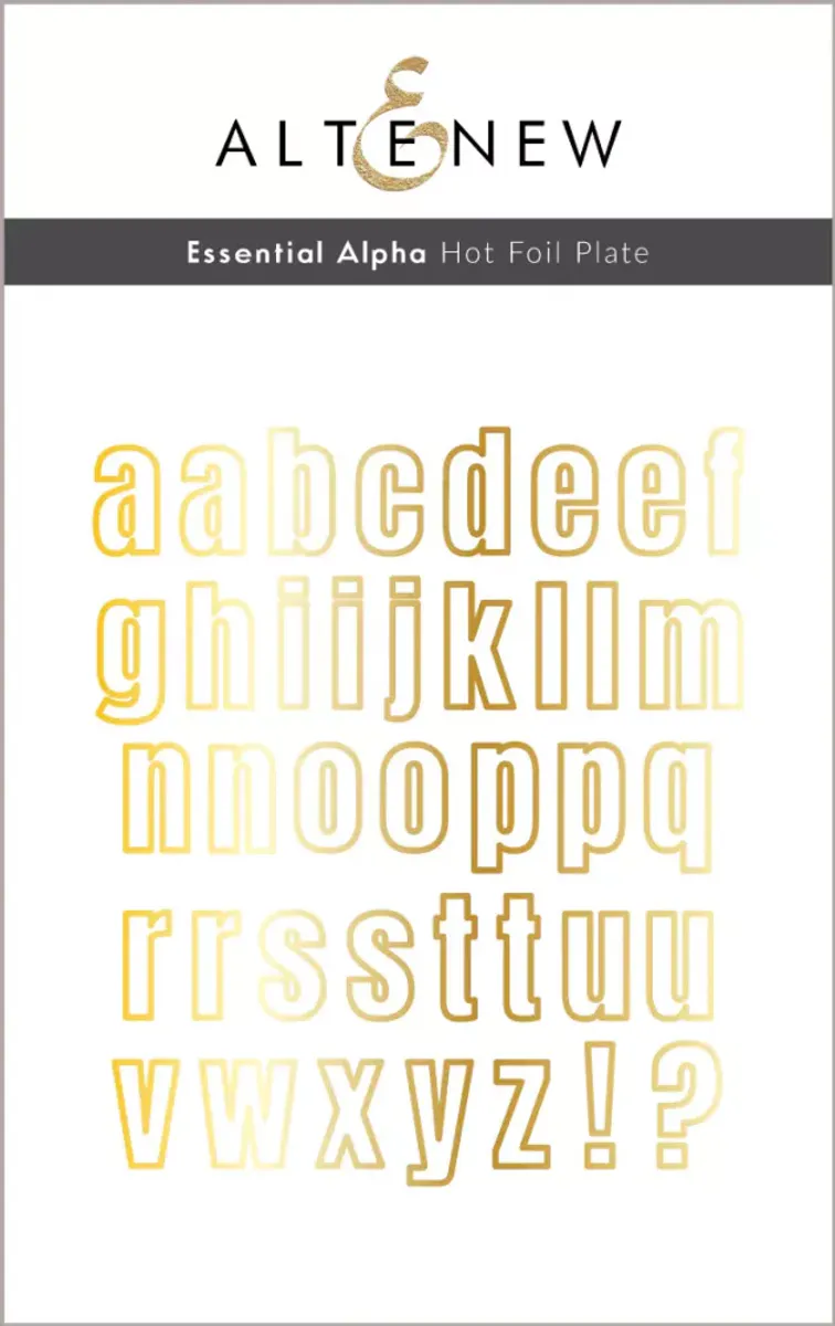 Altenew Essential Alpha Stencil Set