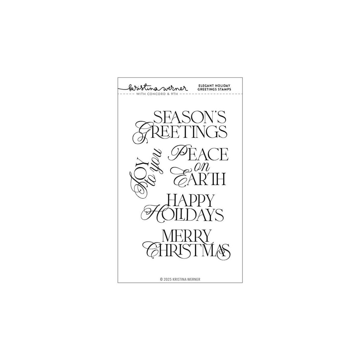 Kristina Werner Elegant Holiday Greetings Bundle