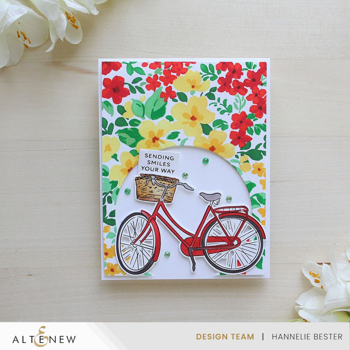 Altenew Ditsy Flowers Wallpaper Layering Stencil Set
