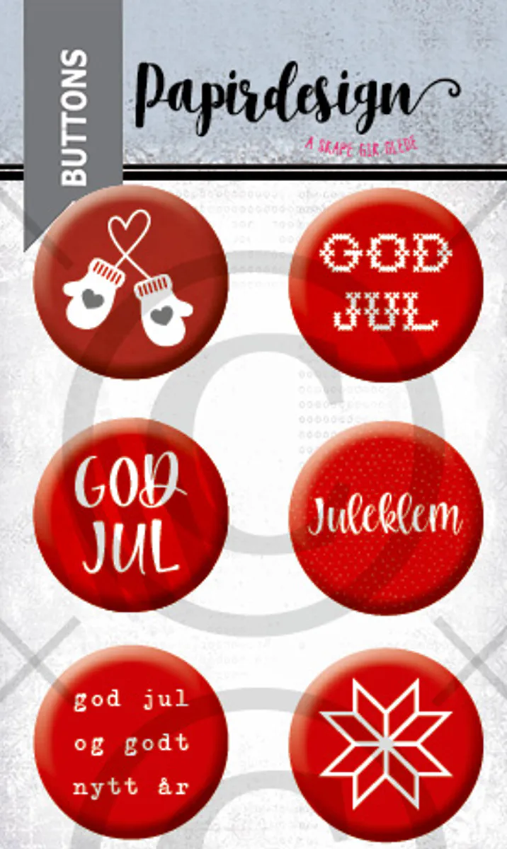 Papirdesign Jul 2 Buttons