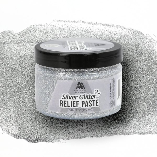 Hovedbilde Glitter Relief Paste - Silver