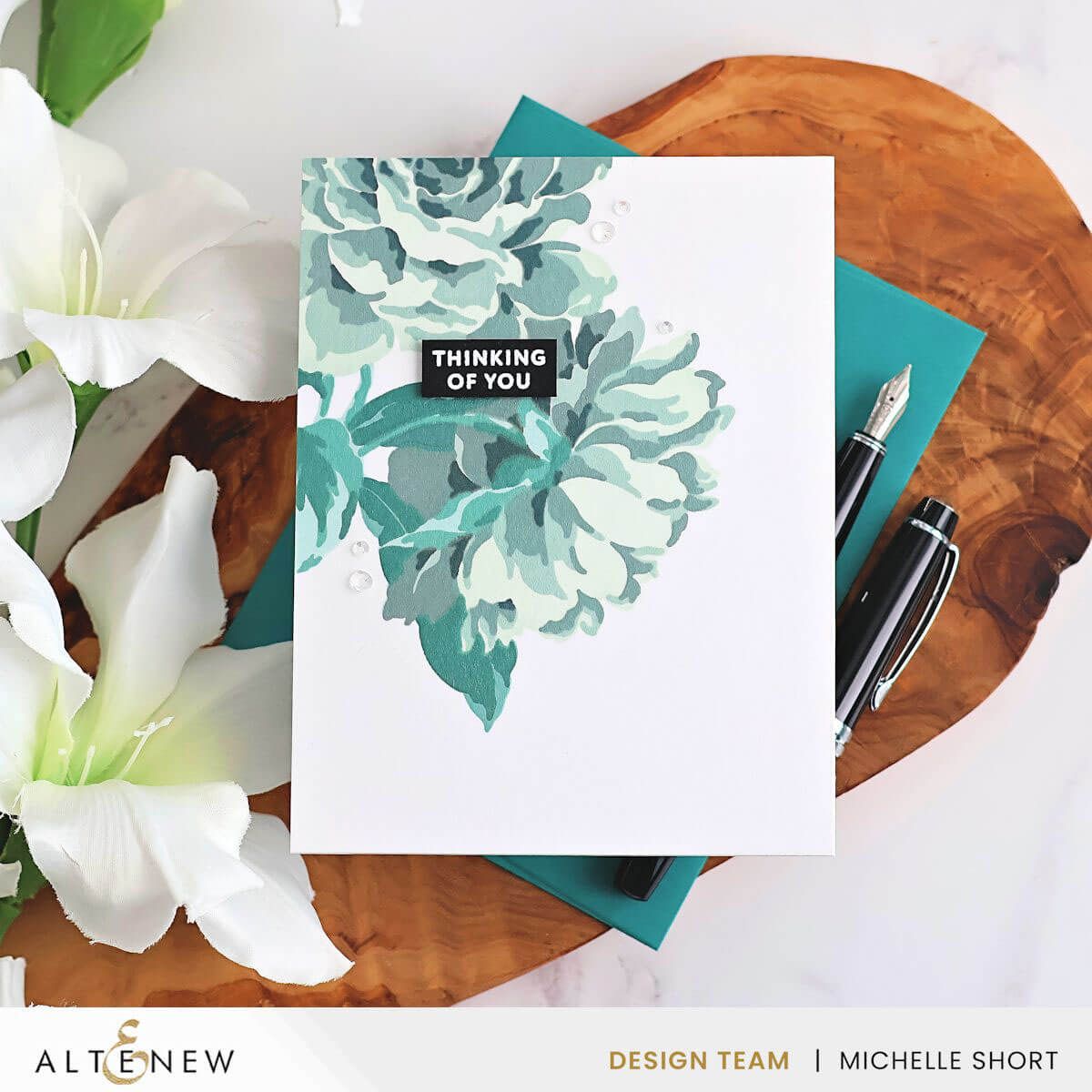 Altenew Stencil Art: Majestic Roses