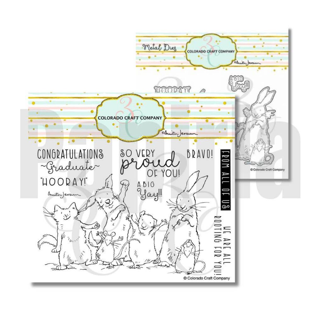 3C/ Anita Jeram Proud of You stamp and die set